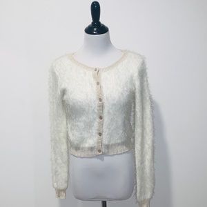 White/Cream Frenchi Cardigan